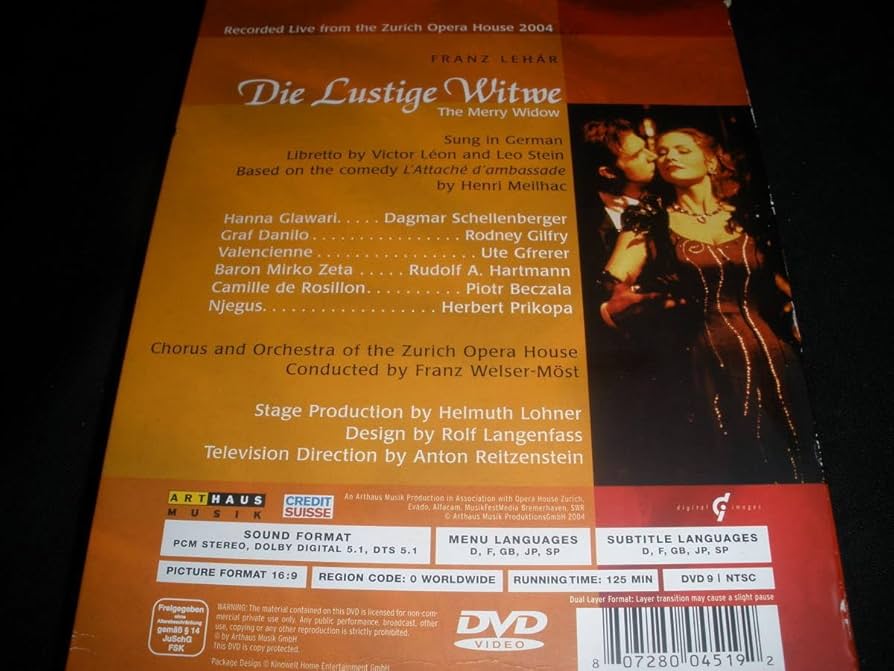 レハール:オペレッタ「メリー・ウィドウ」 [DVD] Amazon.co.jp: レハール:オペレッタ「メリー・ウィドウ」The